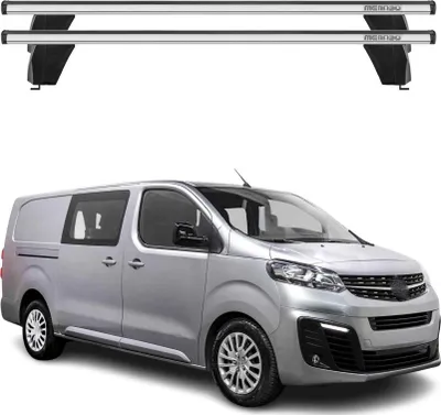 Produktbild von Menabo Dachträger Grundtäger für Opel E Combo 2018-2025 75kg Alu Silber 2 tlg