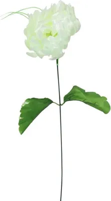 Produktbild von Künstliche weiße Chrysantheme 45 cm - Dekoration für Allerheiligen