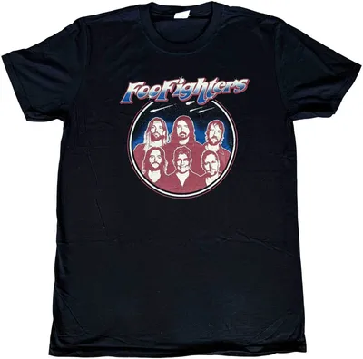 Produktbild von Foo Fighters - T-Shirt für Herren/Damen Uni RO3700 (S) (Schwarz)
