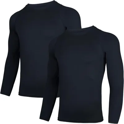 Produktbild von Kompressionsshirt Herren, lange Ärmel, schnell trocknend, atmungsaktives Sportshirt, für Laufen
