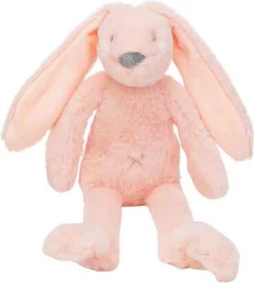 Productafbeelding van Happy Horse knuffelkonijn Richie, gemaakt van gerecycled pluche, perzikroze, 38 cm