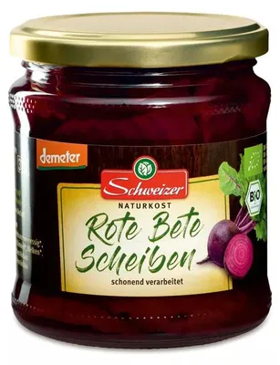 Produktbild von Schweizer Sliced Beetroot Demeter Organic 330g