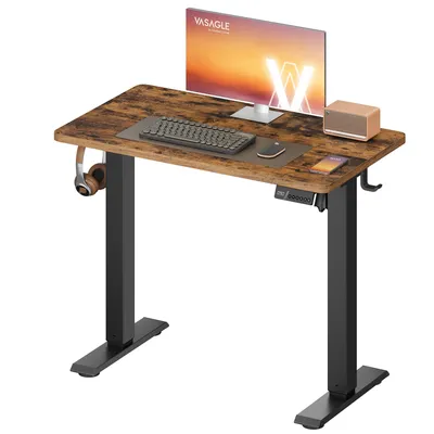 Produktbild von VASAGLE Höhenverstellbarer Schreibtisch, Schreibtisch Elektrisch Höhenverstellbar 80 x 50 cm, Stehschreibtisch mit 4 Memory-Tasten, Computertisch