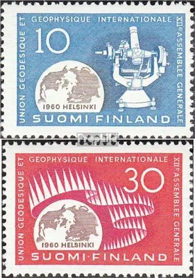 Produktbild von Briefmarken Finnland 1960 Mi 522-523 (kompl.Ausg.) postfrisch Geophysik