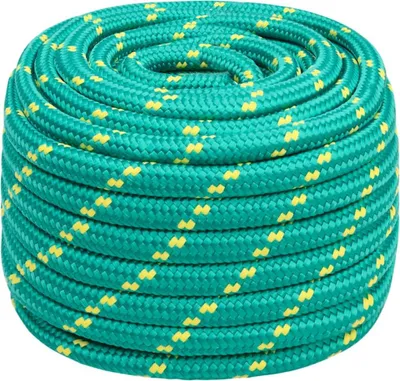 Obrázek produktu pro vidaXL Lodní lano zelené 20 mm 100 m Polypropylen