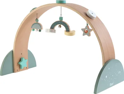 Obrázek produktu pro Howa hrací oblouk Baby Gym hrací hrazda vyrobená ze dřeva 'space' 6019