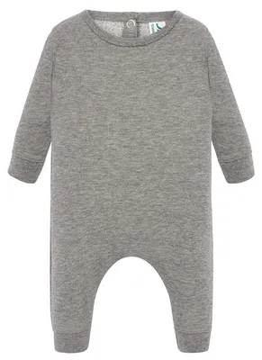 Produktbild von JHK - Spielanzug für Baby Langärmlig LT5957 (9 Monate) (Grau meliert)