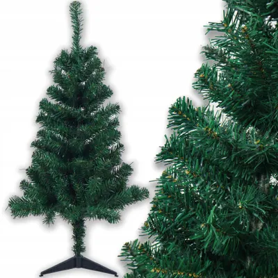 Obrázok produktu pre Umelý vianočný stromček, kaukazská borovica, výška 100 cm, hustý, so stojanom, zelený