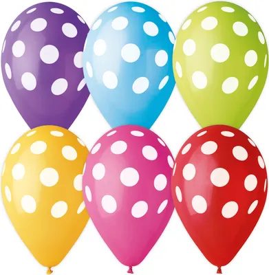 Produktbild von 6 XL-Ballons Polka Dots