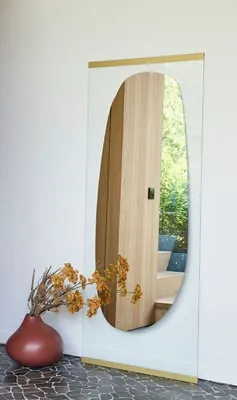Produktbild von Casa Padrino Designer Spiegel Gold 71 x H. 178 cm - Eleganter Wandspiegel - Luxus Kollektion