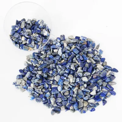 Lapis Lazuli Trommelsteine 500 g Mini-Chips Heilsteine