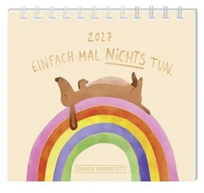 Immagine prodotto di Mini-calendario 2027: ogni tanto basta non fare nulla.
