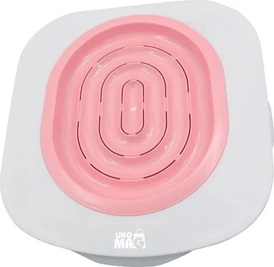 Immagine prodotto di Adattatore per lettiera per gatti Linomag®, set per l'addestramento alla toilette, rosa
