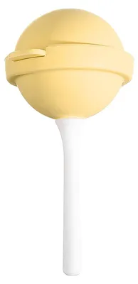 Runde Silikon-Eisform, Gelb, DIY-Eislutscher, hitzebeständig