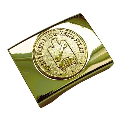Produktbild von Koppelschloss Kraftfahrzeug Handwerk und Zunft – golden - für Alt-Meister - für 4,5 cm breite Koppelgürtel