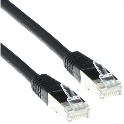 Obrázok produktu pre ACT 1.5m Cat6a SSTP, 1,5 m, Cat6a, S/FTP (S-STP), RJ-45, RJ-45, Čierna