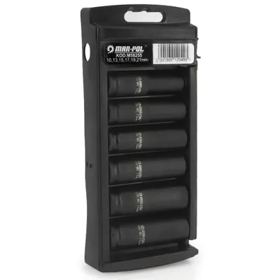 Obrázok produktu pre Rázové nástrčkové kľúče 1/2" 10-21mm 6ks 14352