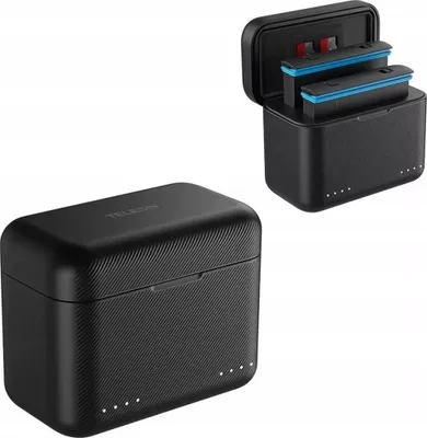 Zdjęcie produktu dla ŁADOWARKA USB na 2x Akumulator BATERIA do Insta360 X4 / Insta 360 X 4 TELESIN / S0-BCG-07-TIS
