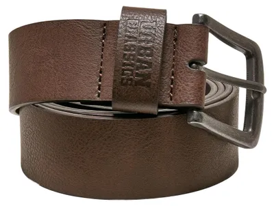 Image de Urban Classics - Ceinture, unie, en similicuir, modèle TN337 (Taille M), couleur marron