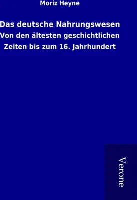 Produktbild von Das deutsche Nahrungswesen