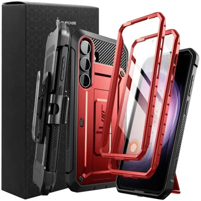 Produktbild von Supcase Unicorn Beetle Pro Hülle für Samsung Galaxy S24, rot