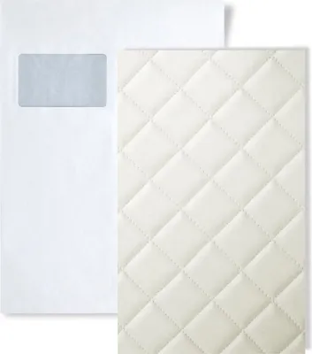 Produktbild von 1 MUSTERSTÜCK WallFace S-15041 DIN A5 | Wandpaneel Muster ROMBO 40 BIANCO
