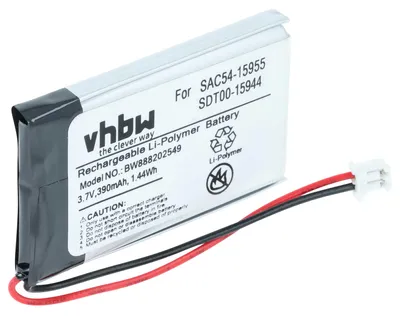 Produktbild von vhbw Akku kompatibel mit SportDog Houndhunter 3225 Hundehalsband Hunde-Trainer (390 mAh, 3,7 V, Li-Polymer)