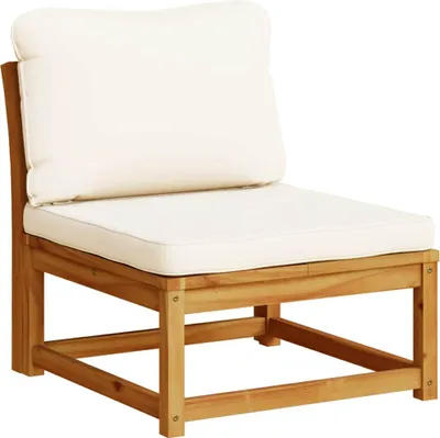 Produktbild von vidaXL Gartensofa mit Kissen Massivholz Akazie