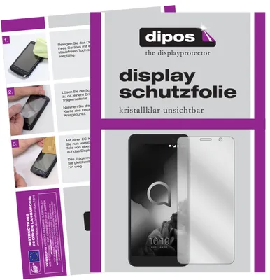 Produktbild von 6x Schutzfolie für Alcatel 1x (2019) klar Displayschutzfolie Display Schutz