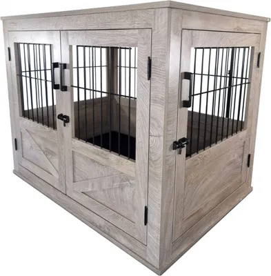 Produktbild von Topmast Rustikale Hundebox als Möbelstück, Beistelltisch, 98x71x79 cm (LBH)