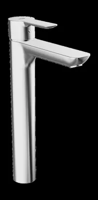 Immagine prodotto di HANSA HANSALIGNA Mitigeur de lavabo, pour vasque, sans vidage, saillie : 150 mm, chrome, 06032203, 06032203