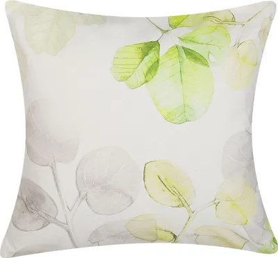 Obrázek produktu pro BELIANI Dekorativní polštář s přírodním motivem bavlna 45 x 45 cm potisk listů moderní design
