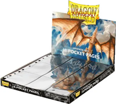Zdjęcie produktu dla Dragon Shield 18-kieszeniowe strony - rozmiar japoński (50 sztuk)