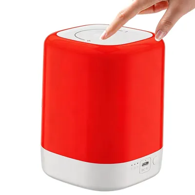 Produktbild von Nachtlicht Schlafhilfe Rotlicht Lampe 670nm LED Schlaflicht, dimmbar mit Timer, Touch Nachtlampe für Schlafzimmer Kinder & Erwachsene