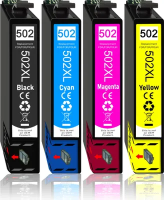 Produktbild von 502XL Druckerpatronen 502 XL Multipack kompatibel für Epson WF2860 WF2865 XP5100 XP5105