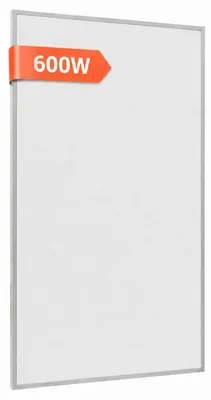 Infrarotheizung 600 W, Wandmontage, bis 120 °C, für 3-15 m²