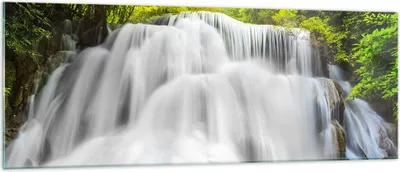 Produktbild von Bilder auf glas - Park natur landschaft - 140x50cm - Glasbilder - Wandbilder - Kunstdruck - zum Aufhängen bereit - Wanddekoration aus Glas - Glas Bilder - Wandbild auf Glas - GAB140x50-2511