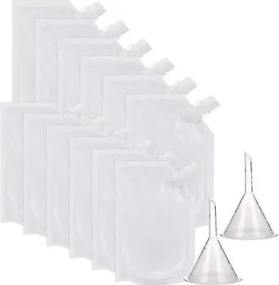 Produktbild von 20er-Packung Trinkflaschen aus Kunststoff, 350 ml, diskret verschließbar, inklusive 2 Trichtern