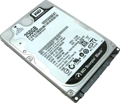 Produktbild von Western Digital WD2500BEKT  250GB SATA 2,5"