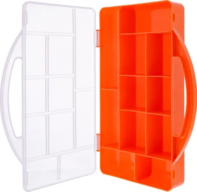 Obrázok produktu pre InLine 43009M, Box na malé súčiastky, Oranžová, Priehľadná, Nemecko, 176 mm, 265 mm, 40 mm