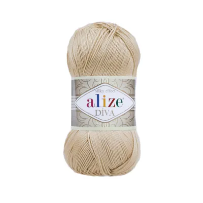 Produktbild von 100g Strickgarn ALIZE DIVA Sommerwolle Häkelgarn Wolle Sommer Stricken Häkeln