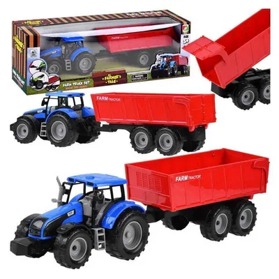 Obrázok produktu pre Traktor s prívesom Poľnohospodársky stroj ZA4345