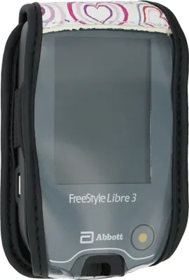 Produktbild von caseroxx Ledertasche mit Gürtelclip kompatibel mit Freestyle Libre 1 / 2 / 3 / 14 Day aus Kunstleder, Tasche mit Gürtelclip und Sichtfenster