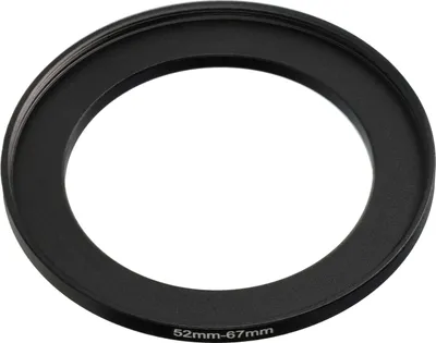 Produktbild von vhbw Step-Up-Ring Adapter 52mm - 67mm für Kamera Objektiv - Filteradapter, Metall Schwarz