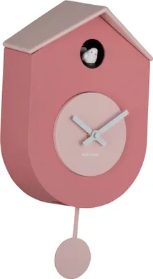 Produktbild von Karlsson - Wanduhr Grato Cuckoo - Hellrosa & Zartrosa