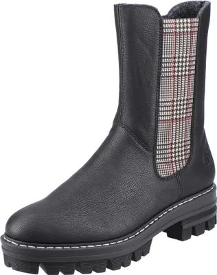 Obrázok produktu pre Rieker dámske členkové topánky Chelsea boots block heel 76190, veľkosť:41 EU, farba:Black