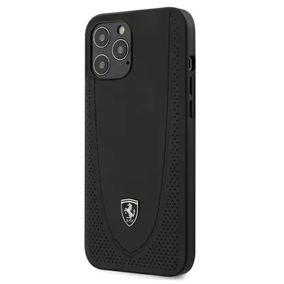 Obrázek produktu pro Ferrari Feogohcp12Lbk Iphone 12 Pro Max 6,7" Černo/Černé Pevné Pouzdro Off Track Perforované