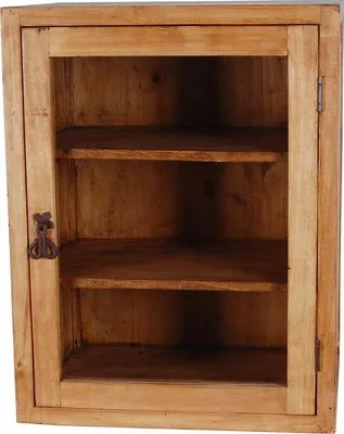 Produktbild von MiaMöbel Hängeschrank Mexico Möbel 51x66x38 cm Landhausstil Massivholz Pinie Honig