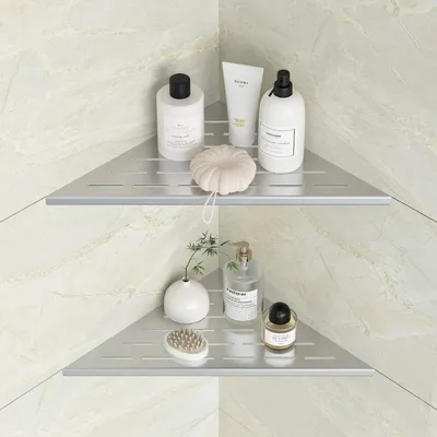 Image de Étagère de douche en acier inoxydable pour salle de bain et cuisine