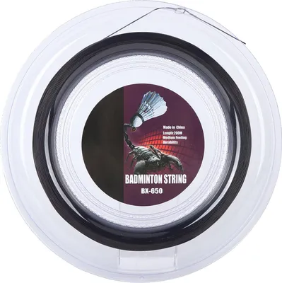 Obrázok produktu pre 0,72 mm 200 m Badmintonová raketa String Nylon Training Racket Line BX 650 Black